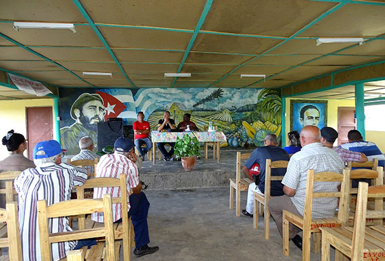 Intercambio de Asamblea Provincial  con consejos populares en San Juan y Martínez.